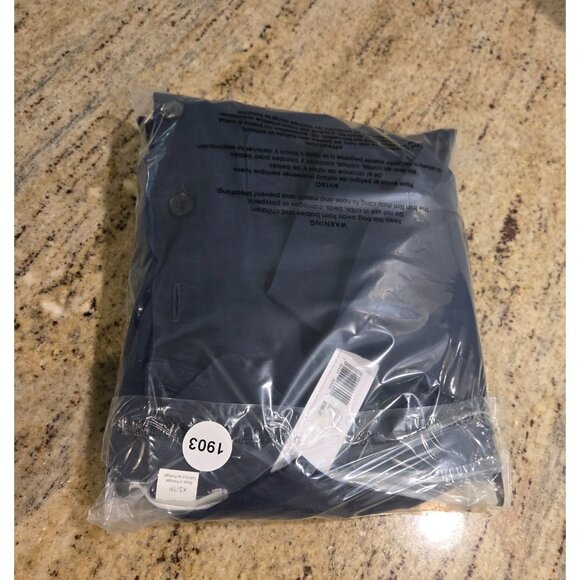 New! Outerknown Jumpsuit Organic Cotton Linen Women XS Blue Pockets Coverall - Picture 16 of 16